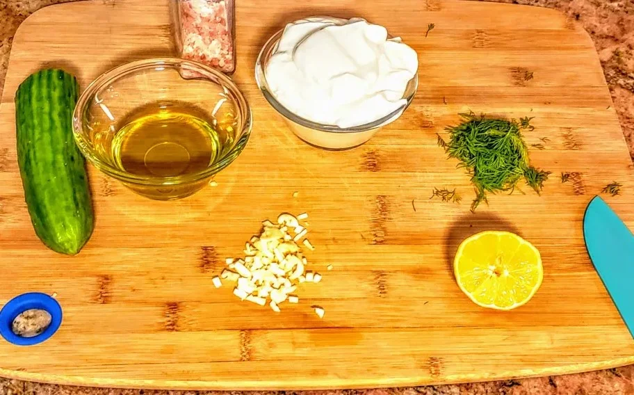 Tzatziki Ingredients 1 1